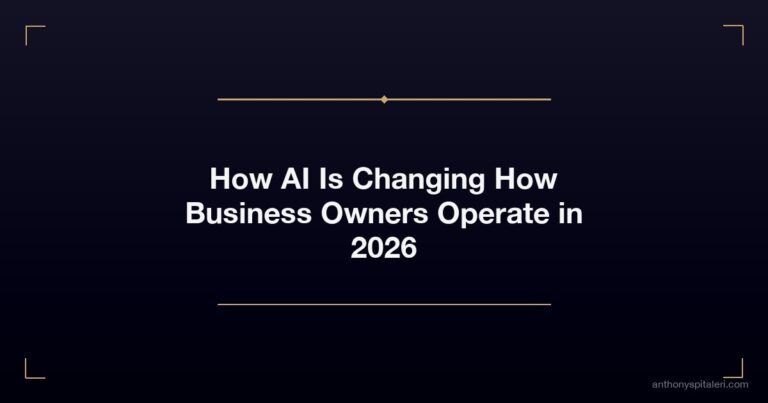 How Ai Is Changing How Business Owners Operate In 2026