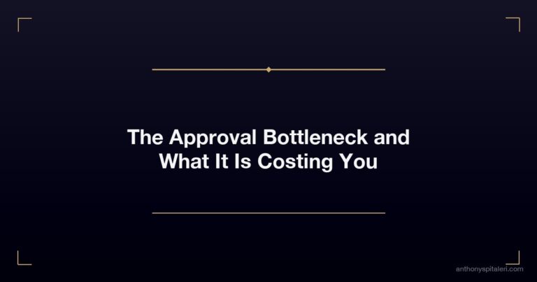 The Approval Bottleneck and What It Is Costing You